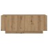 Mueble de TV luces LED madera roble artisan 300x35x40