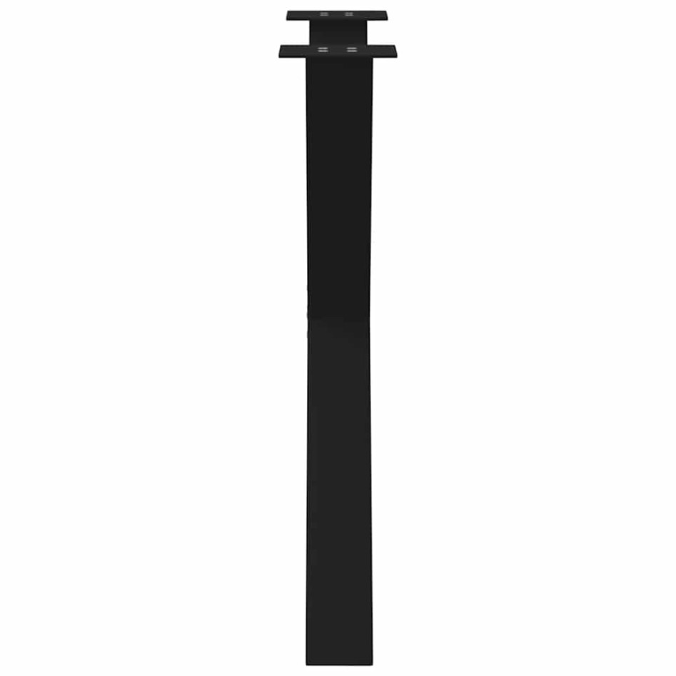 Patas para mesa de comedor en forma de X 2 uds acero