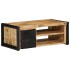 Mesa de centro de madera maciza de mango rugosa 90x50x36