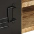Mesa de centro de madera maciza de mango rugosa 90x50x36