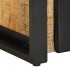 Mesa de centro de madera maciza de mango rugosa 90x50x36