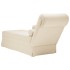 Chaise longue respaldo reposabrazos derecho terciopelo