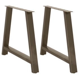 Patas de mesa de centro forma A 2uds acero 100x(72-73)