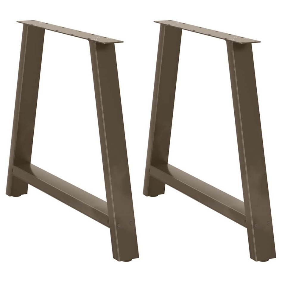 Patas de mesa de centro forma A 2uds acero 100x(72-73)