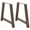 Patas de mesa de centro forma A 2uds acero 100x(72-73) cm