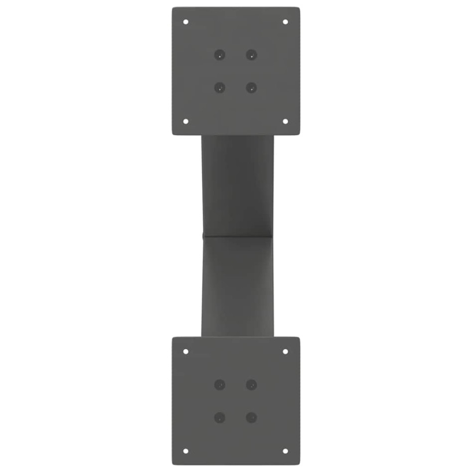 Patas para mesa de comedor en forma de X 2 uds acero