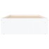 Estructura de cama blanca 90x200