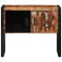 Mueble consola madera maciza reciclada multicolor 90x35x75