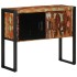 Mueble consola madera maciza reciclada multicolor 90x35x75