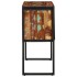 Mueble consola madera maciza reciclada multicolor 90x35x75