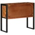 Mueble consola madera maciza reciclada multicolor 90x35x75