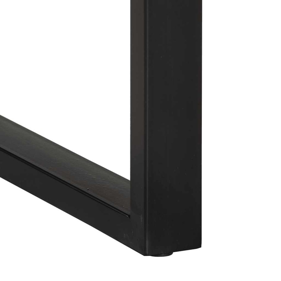 Mueble consola madera maciza reciclada multicolor 90x35x75