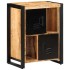 Aparador de madera maciza de mango rugosa 55x35x70
