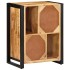 Aparador de madera maciza de mango rugosa 55x35x70