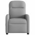 Sillón reclinable de masaje de tela gris