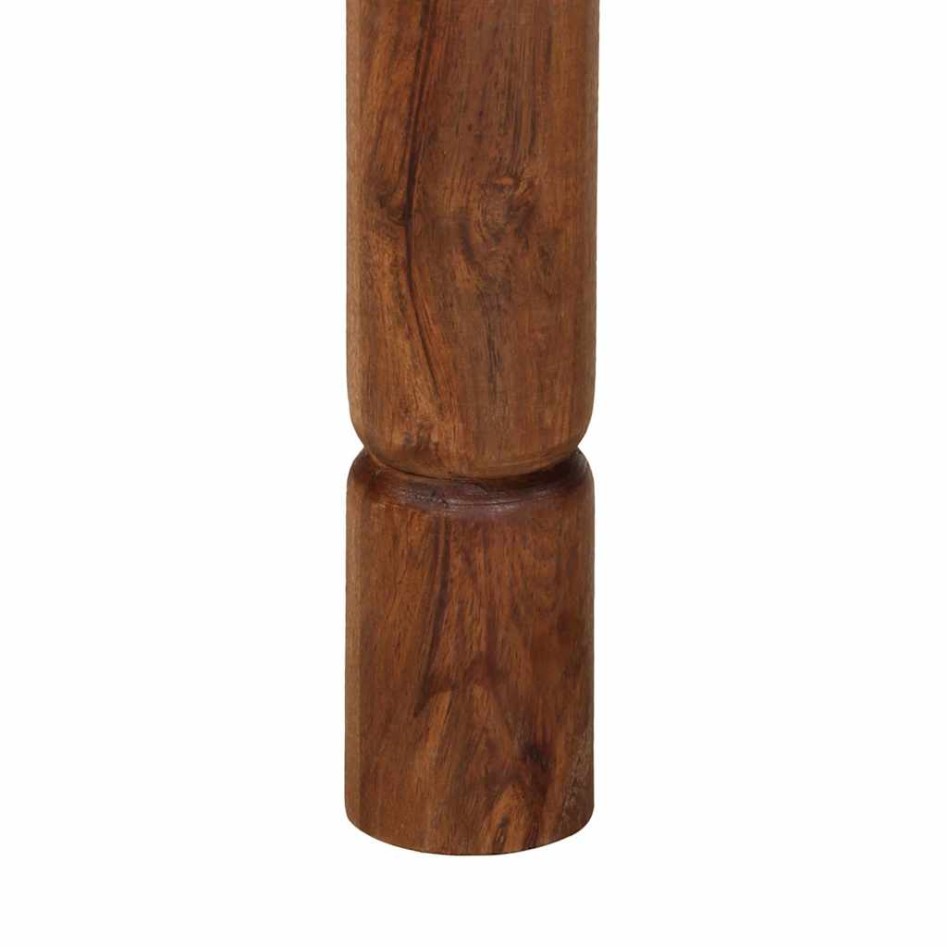 Mesa de comedor madera maciza de acacia 80x80x77