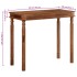 Mesa alta de madera maciza de acacia 120x60x107