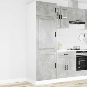 Mueble de cocina Porto de madera contrachapada gris