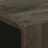Aparador negro 60x33x75 cm madera maciza