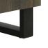 Aparador negro 60x33x75 cm madera maciza