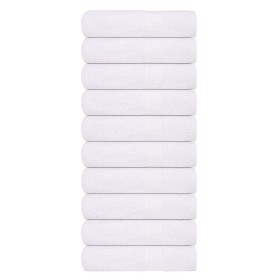 Toallas de Baño 10 uds blanco 100x150 cm 360 g/m² 100%