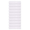 Toallas de Baño 10 uds blanco 100x150 cm 360 g/m² 100% Algodón