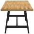 Mesa comedor NOAIN patas forma A madera maciza pino