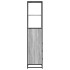 Armario de baño madera contrachapada gris sonoma 35x37,5x166