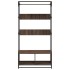 Armario de madera de ingeniería marrón roble 90x50x180