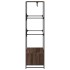 Armario de madera de ingeniería marrón roble 90x50x180