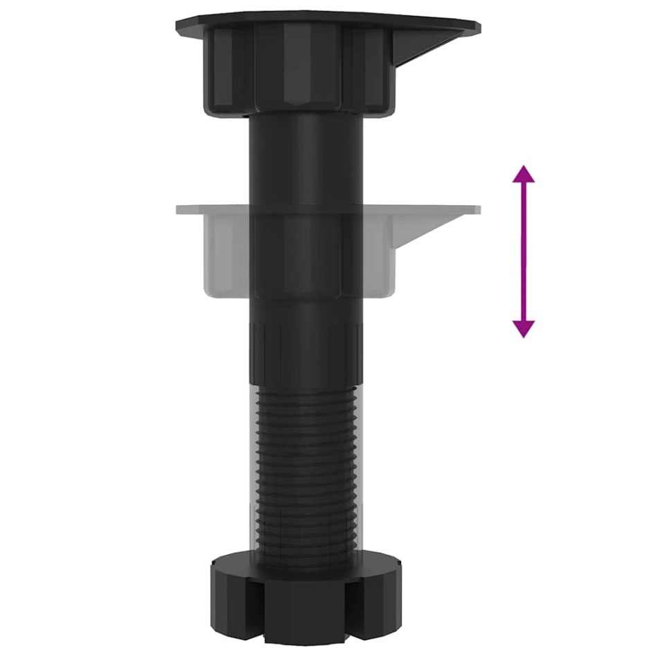 Armarios para horno 2 uds Kalmar negra madera de