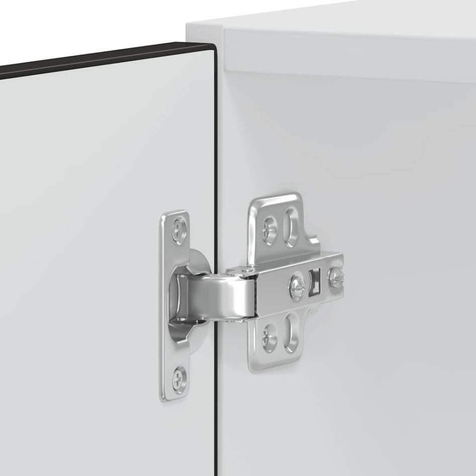 Armarios para horno 2 uds Kalmar negra madera de