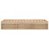 Estructura de cama roble Sonoma 90x200