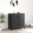 Aparador de acero negro 68x39x72