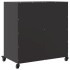 Aparador de acero negro 68x39x72