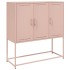 Aparador de acero rosa 100,5x39x107