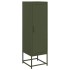 Aparador de acero verde oliva 36x39x123