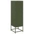 Aparador de acero verde oliva 36x39x123