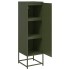 Aparador de acero verde oliva 36x39x123