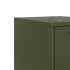 Aparador de acero verde oliva 36x39x123