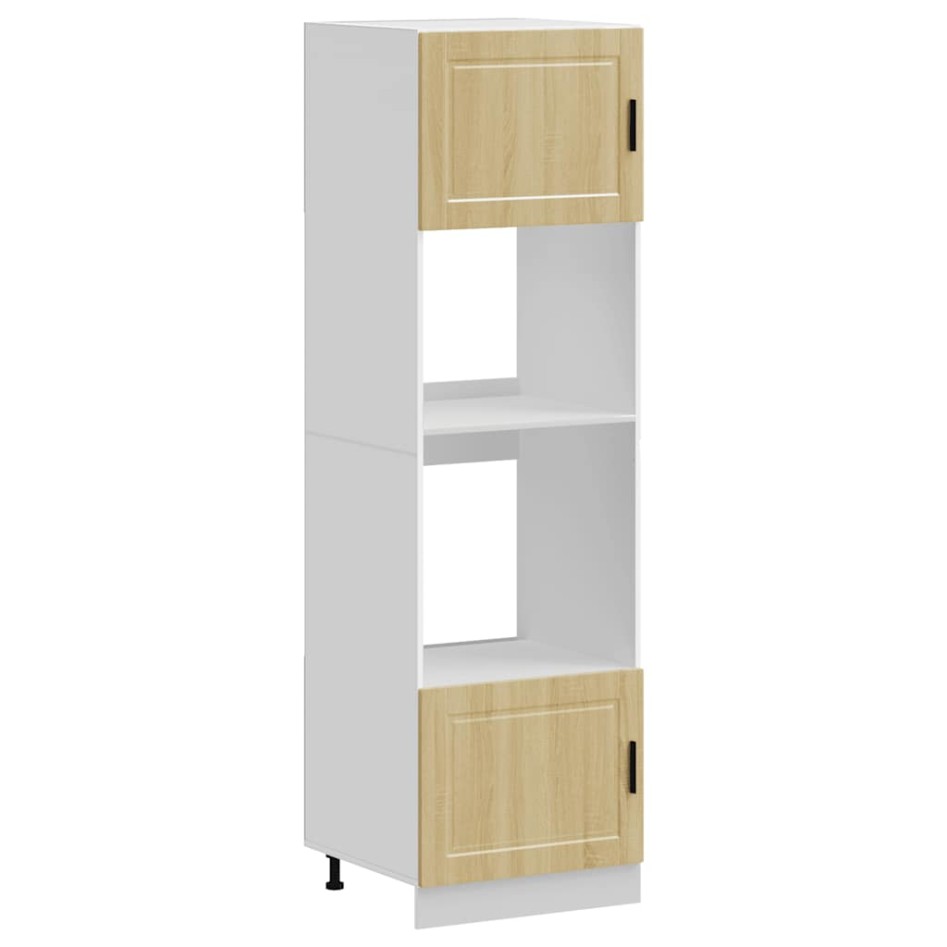 Armarios para horno 2 uds Porto roble sonoma madera