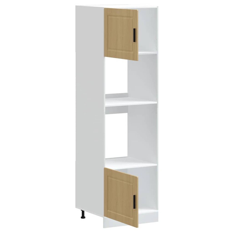 Armarios para horno 2 uds Porto roble sonoma madera