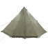 Tienda campaña familiar tipi 6 personas impermeable verde