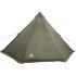 Tienda campaña familiar tipi 6 personas impermeable verde