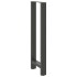 Patas de mesa de centro acero antracita 2 uds 40x(110-111)