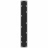 Patas de mesa de centro acero negro 2 uds 60x(100-101)