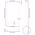 Patas de mesa de centro acero antracita 2 uds 60x(100-101)