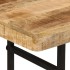 Mesa consola madera maciza de mango y hierro 112x36x76