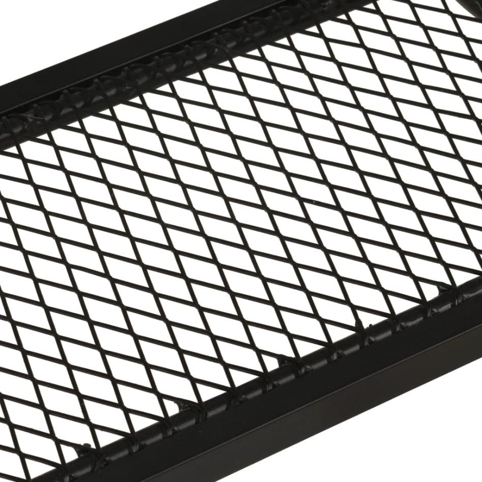 Mesa consola madera maciza de mango y hierro 112x36x76