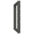 Patas para mesa comedor forma U 2uds antracita 100x(72-73)